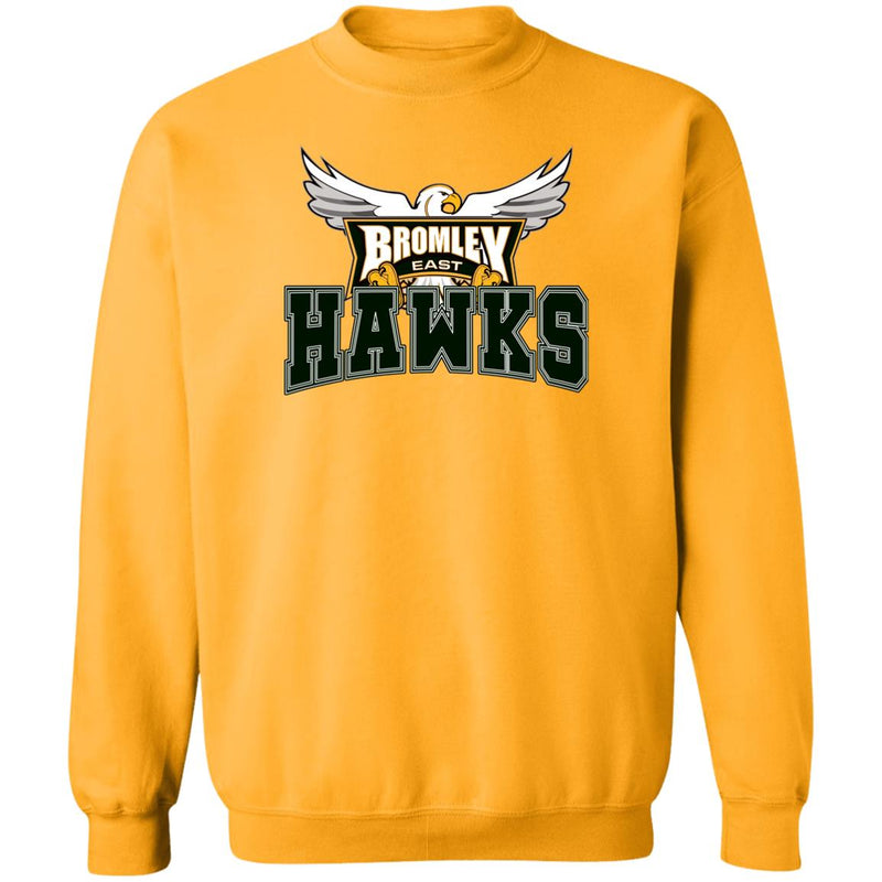 Hawk Originals (White Main Logo w/Hawks) Crewneck Pullover Sweatshirt