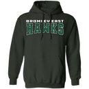 Hawk Originals (Bromley East Hawks - green) Pullover Hoodie