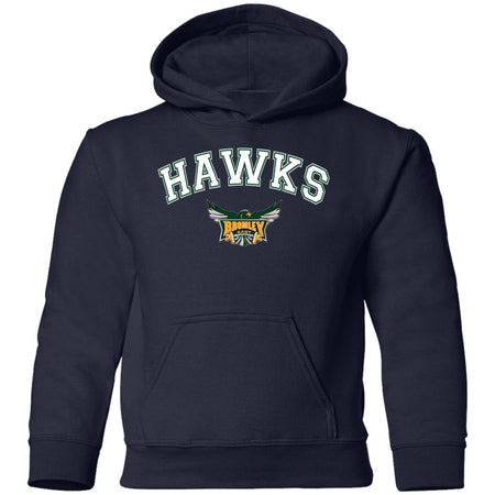 Hawk Originals (HAWKS arched w/Logo) Youth Pullover Hoodie