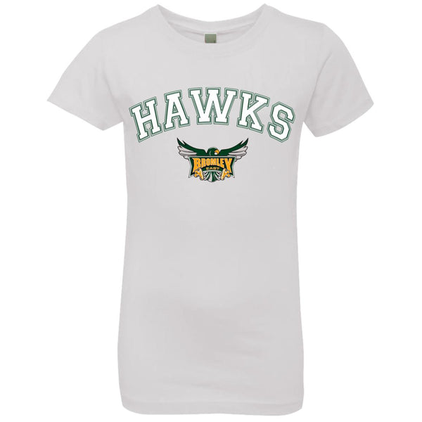 Hawk Originals (HAWKS arched w/Logo) Girls' Princess T-Shirt