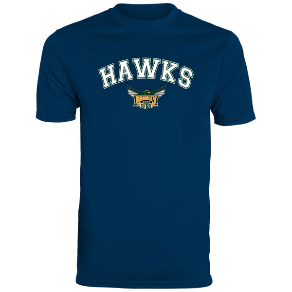 Hawk Originals (HAWKS arched w/Logo) Men's Moisture-Wicking Tee