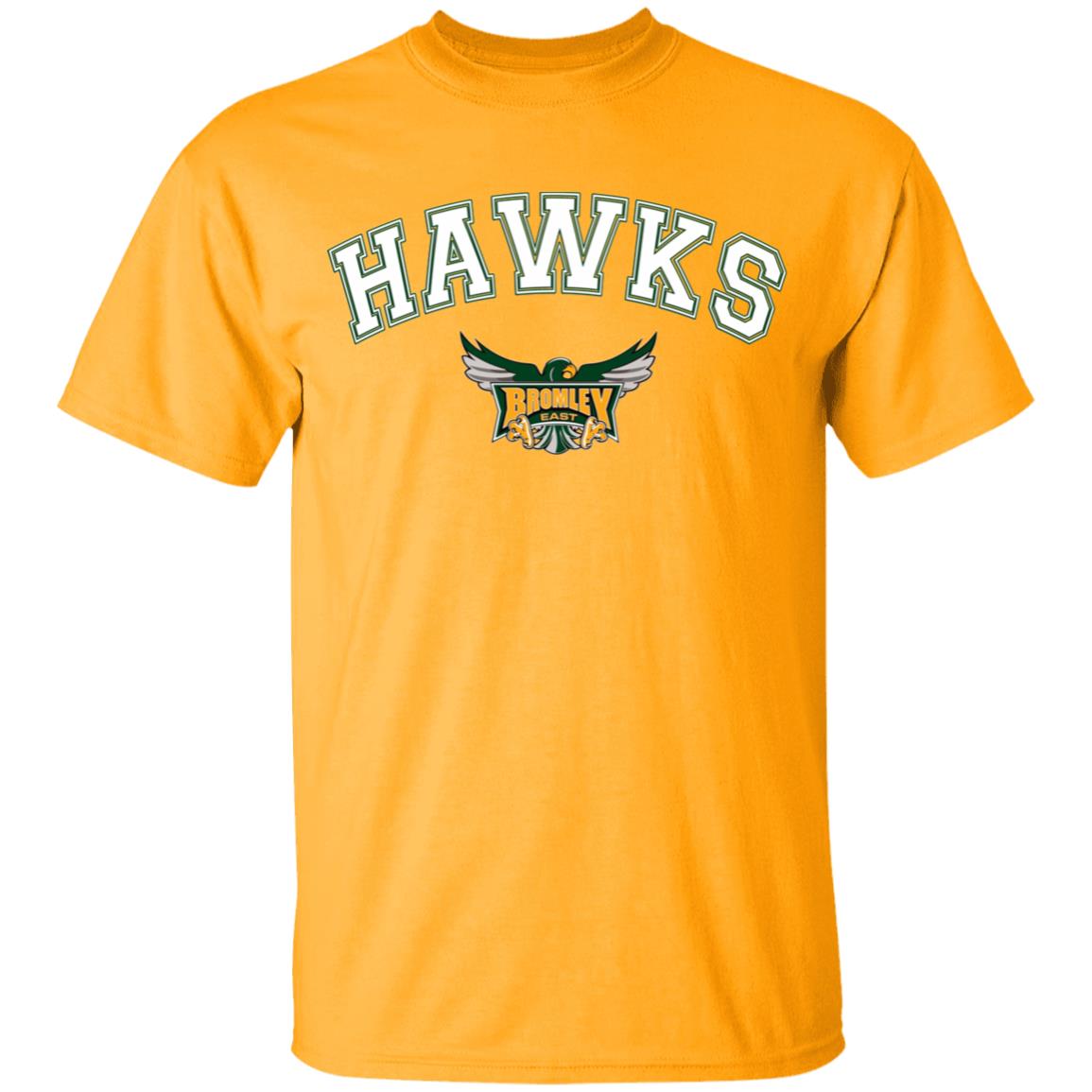 Hawk Originals (HAWKS arched w/Logo) Youth 5.3 oz 100% Cotton T-Shirt