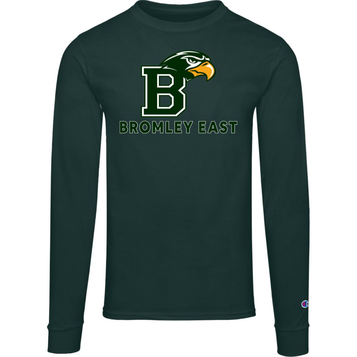 Hawk Originals (BROMLEY EAST w/B and Hawk) Champion Mens Long Sleeve Tee