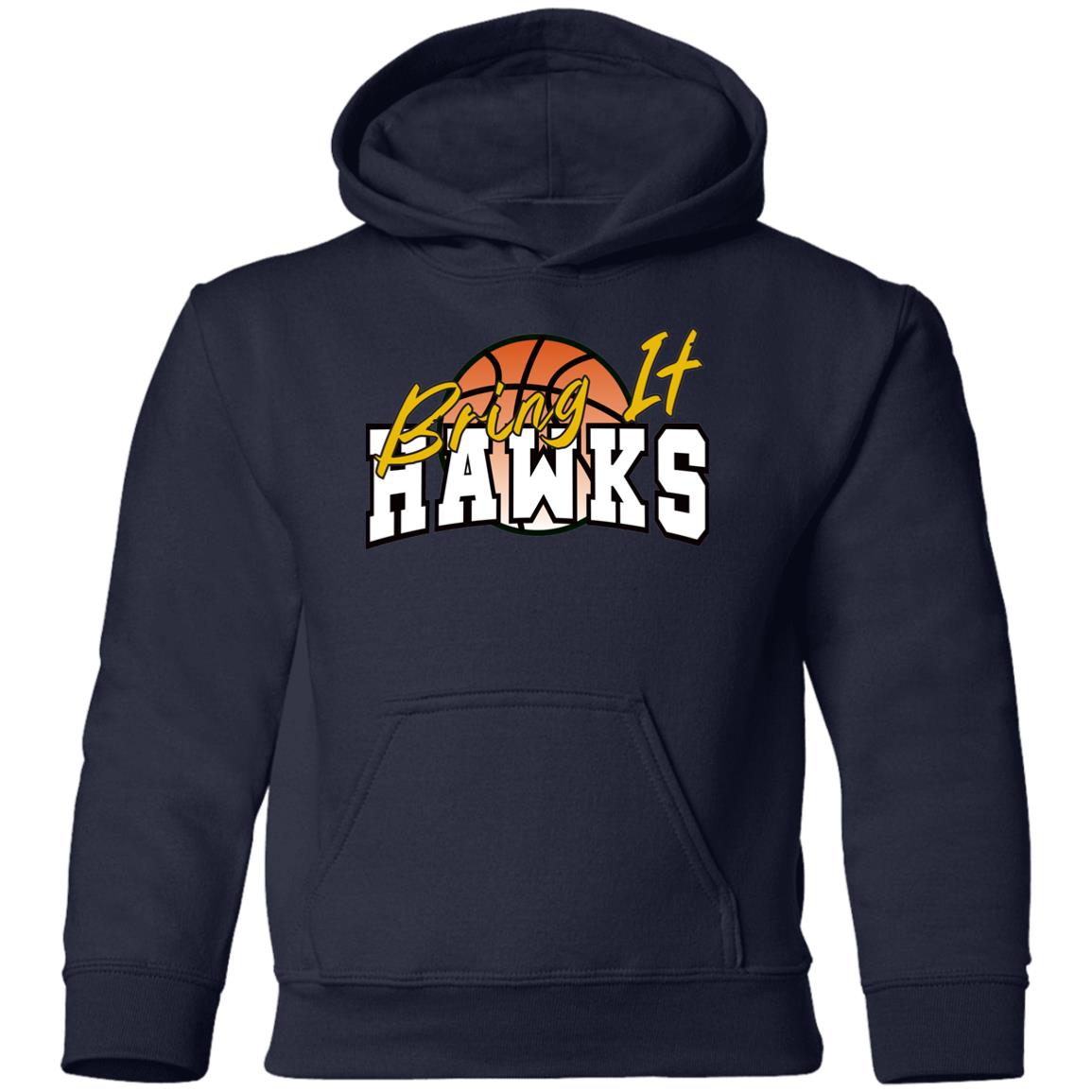 Hawk Originals Bring It Hawks (Basketball) Youth Pullover Hoodie
