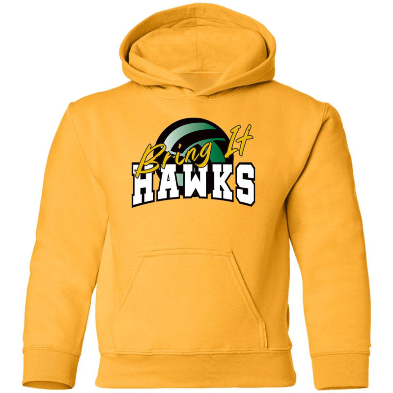 Hawk Originals Bring It Hawks (Volleyball) Youth Pullover Hoodie