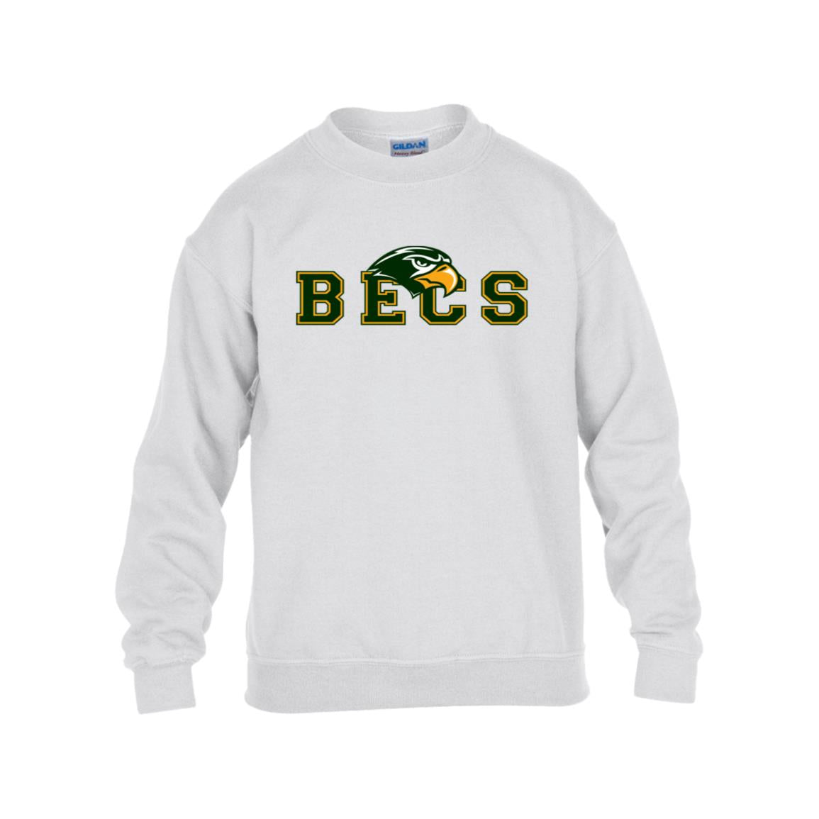 Hawk Originals (BECS w/Hawk) Gildan Kids Heavy Blend Fleece Crew