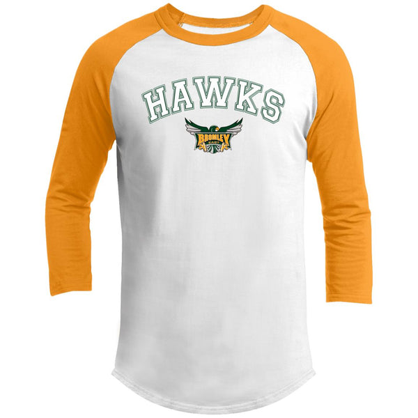 Hawk Originals (HAWKS arched w/Logo) Raglan Sleeve Shirt