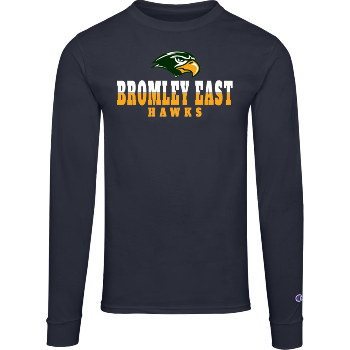 Hawk Originals (BROMLEY EAST HAWKS w/Hawk) Champion Mens Long Sleeve Tee