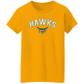 Hawk Originals (HAWKS arched w/Logo) Ladies' 5.3 oz. T-Shirt