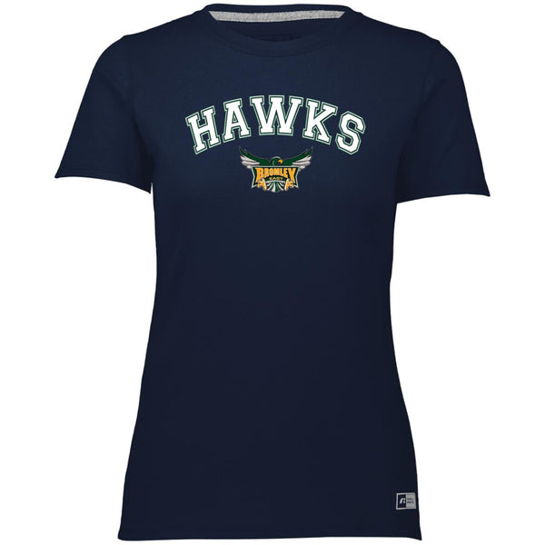 Hawk Originals (HAWKS arched w/Logo) Ladies’ Essential Dri-Power Tee
