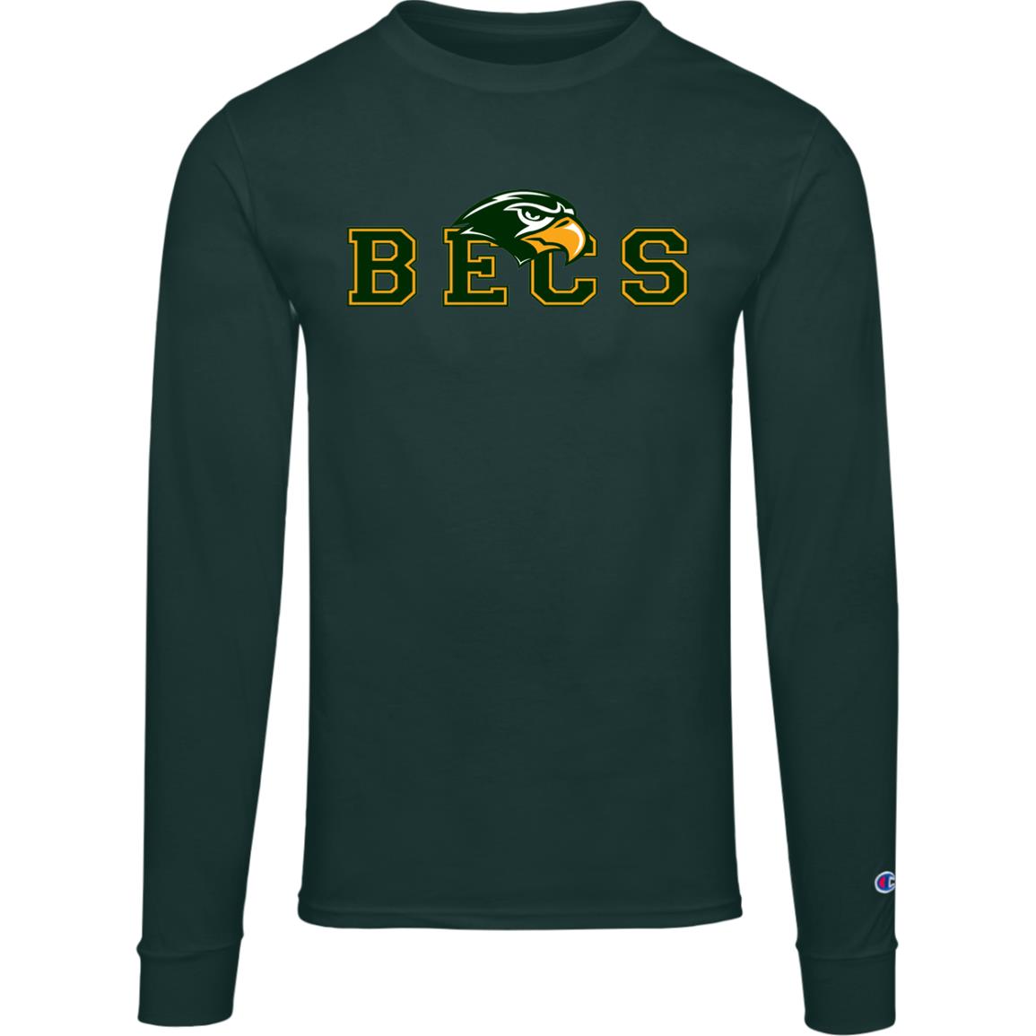 Hawk Originals (BECS w/Hawk) Champion Mens Long Sleeve Tee