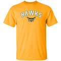 Hawk Originals (HAWKS arched w/Logo) 5.3 oz. T-Shirt