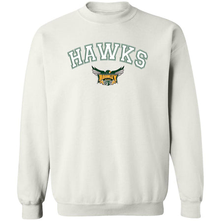 Hawk Originals (HAWKS arched w/Logo)) Crewneck Pullover Sweatshirt