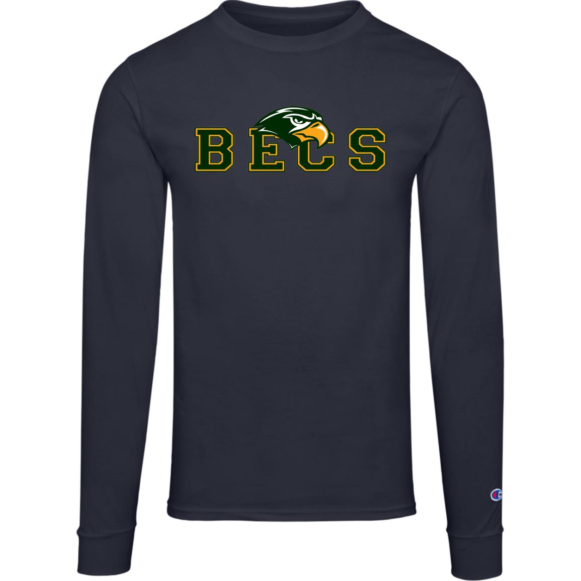 Hawk Originals (BECS w/Hawk) Champion Mens Long Sleeve Tee
