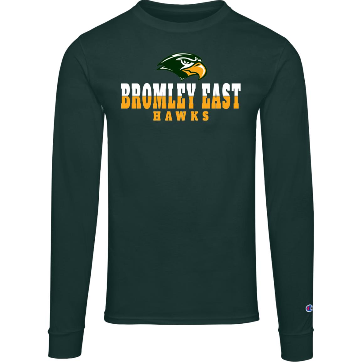 Hawk Originals (BROMLEY EAST HAWKS w/Hawk) Champion Mens Long Sleeve Tee