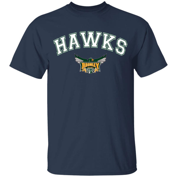 Hawk Originals (HAWKS arched w/Logo) Youth 5.3 oz 100% Cotton T-Shirt
