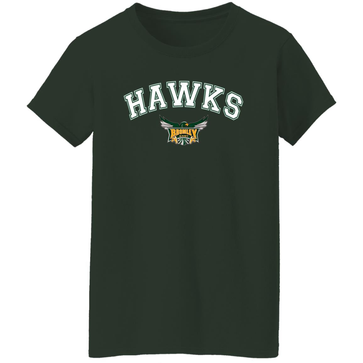 Hawk Originals (HAWKS arched w/Logo) Ladies' 5.3 oz. T-Shirt
