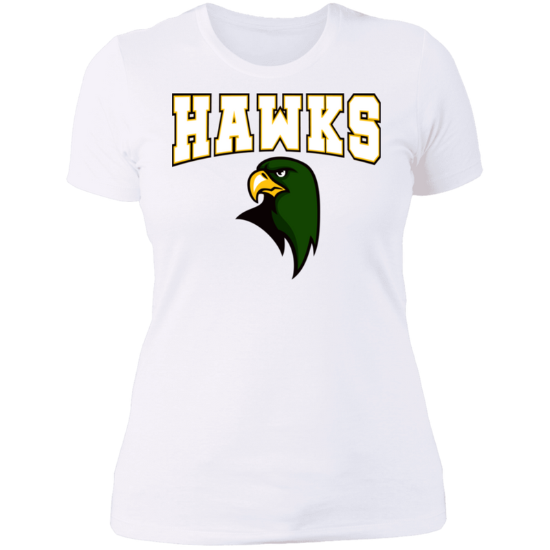 Hawk Originals (HAWKS w/Hawk) Ladies' Boyfriend T-Shirt