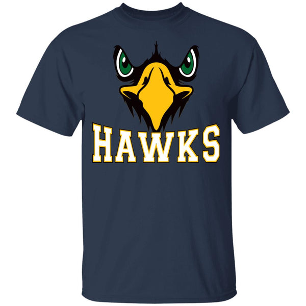 Hawk Originals (Front Facing Hawk) Youth 5.3 oz 100% Cotton T-Shirt