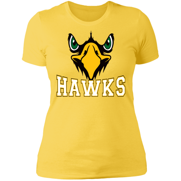 Hawk Originals (Front Facing Hawk) Ladies' Boyfriend T-Shirt