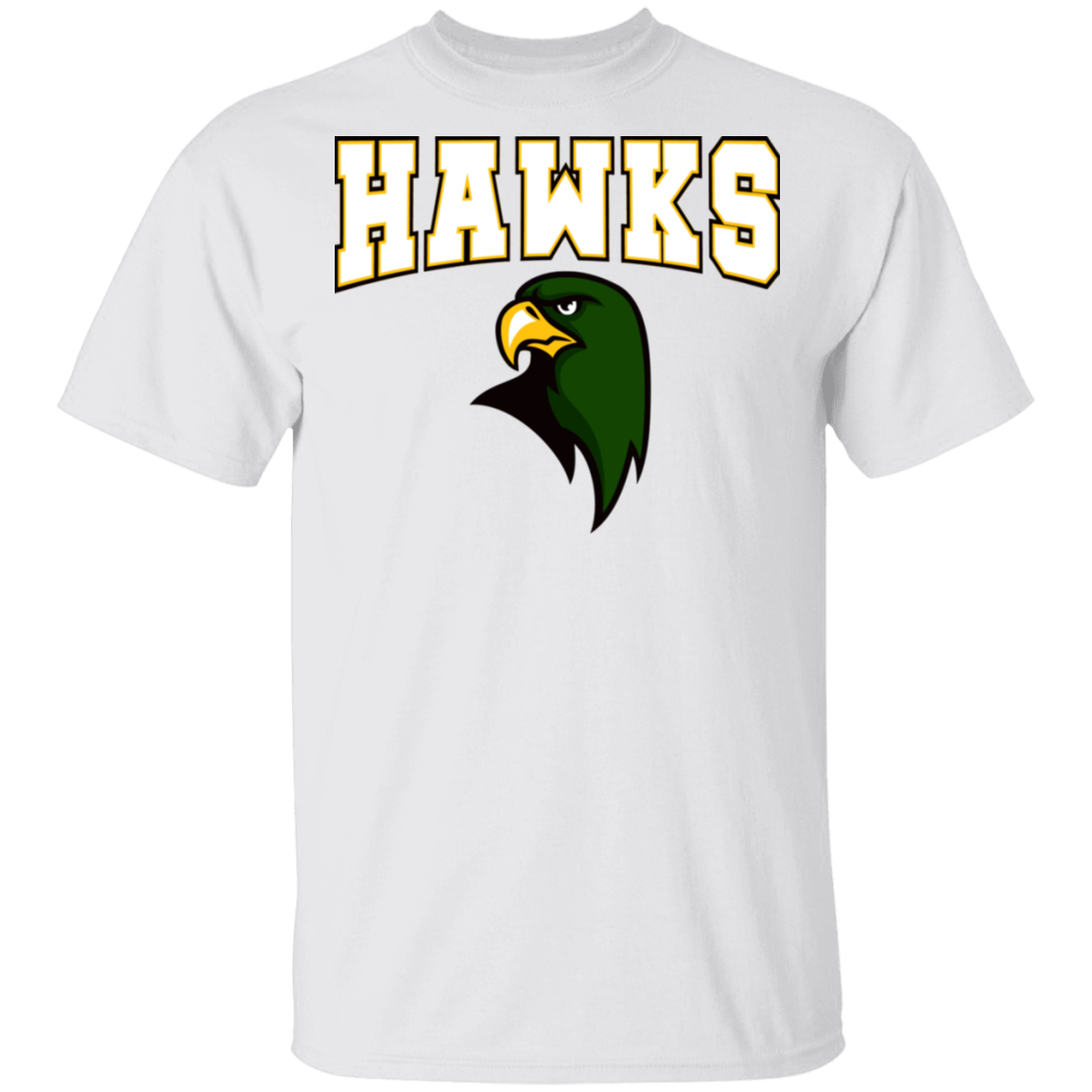 Hawk Originals (HAWKS w/Hawk)  5.3 oz. T-Shirt