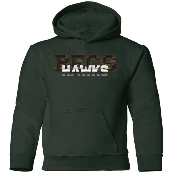 Hawk Originals DIGISOFT (Chrome BECS w/HAWKS) Youth Pullover Hoodie