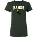 Hawk Originals (HAWKS w/Hawk)  Ladies' 5.3 oz. T-Shirt