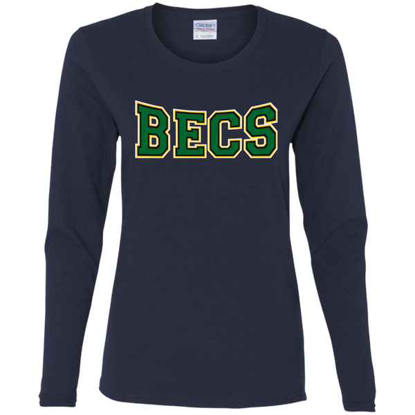 Hawk Originals (green BECS) Ladies' Cotton LS T-Shirt