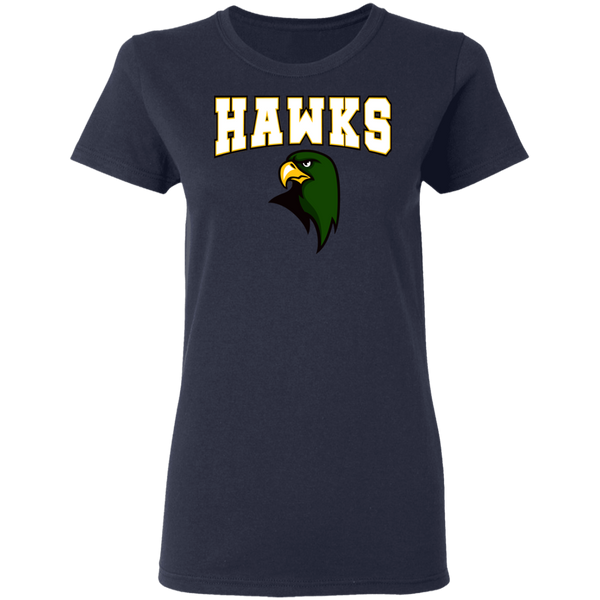 Hawk Originals (HAWKS w/Hawk)  Ladies' 5.3 oz. T-Shirt