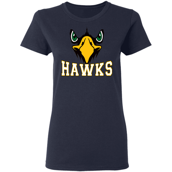 Hawk Originals (Front Facing Hawk)Ladies' 5.3 oz. T-Shirt