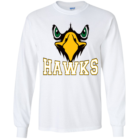 Hawk Originals (Front Facing Hawk) Youth LS T-Shirt