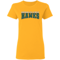 HAWK ORIGINALS (BROMLEY EAST HAWKS) Ladies' 5.3 oz. T-Shirt