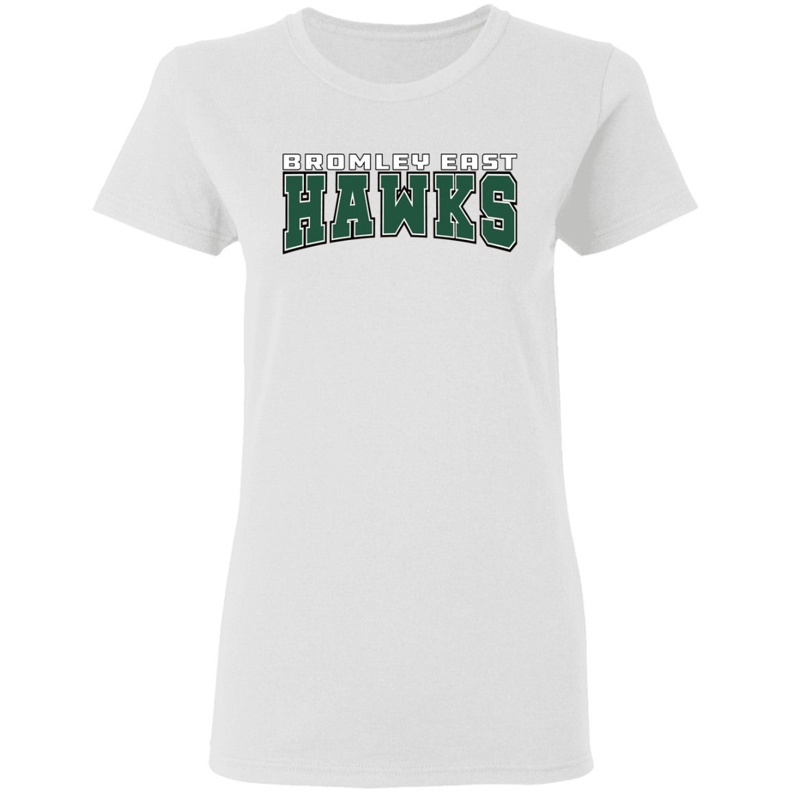 HAWK ORIGINALS (BROMLEY EAST HAWKS) Ladies' 5.3 oz. T-Shirt