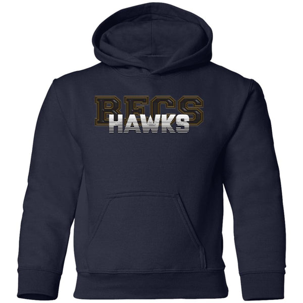 Hawk Originals DIGISOFT (Chrome BECS w/HAWKS) Youth Pullover Hoodie