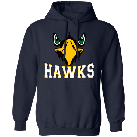 Hawk Originals (Front Facing Hawk) Pullover Hoodie