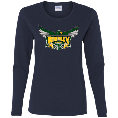 Hawk Originals (Main Logo) Ladies' Cotton LS T-Shirt