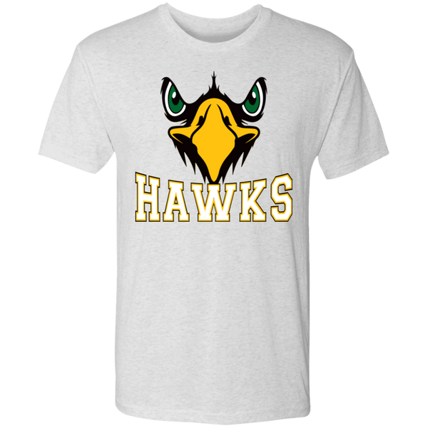 Hawk Originals (Front Facing Hawk) Men's Triblend T-Shirt