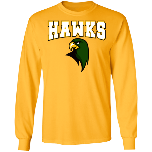 Hawk Originals (HAWKS w/Hawk)  LS Ultra Cotton T-Shirt
