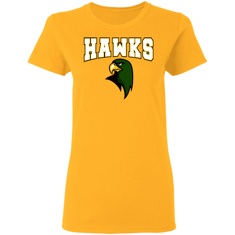 Hawk Originals (HAWKS w/Hawk)  Ladies' 5.3 oz. T-Shirt