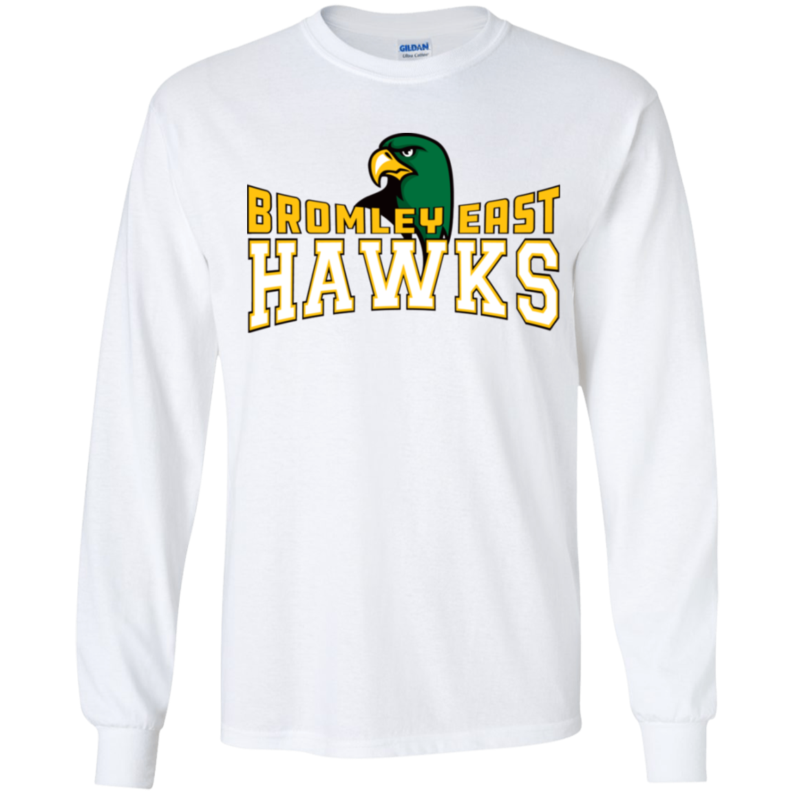 Hawk Originals (BROMLEY EAST HAWKS w/Hawk) Youth LS T-Shirt