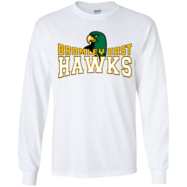 Hawk Originals (BROMLEY EAST HAWKS w/Hawk) Youth LS T-Shirt