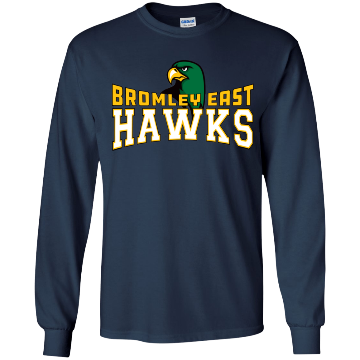 Hawk Originals (BROMLEY EAST HAWKS w/Hawk) Youth LS T-Shirt