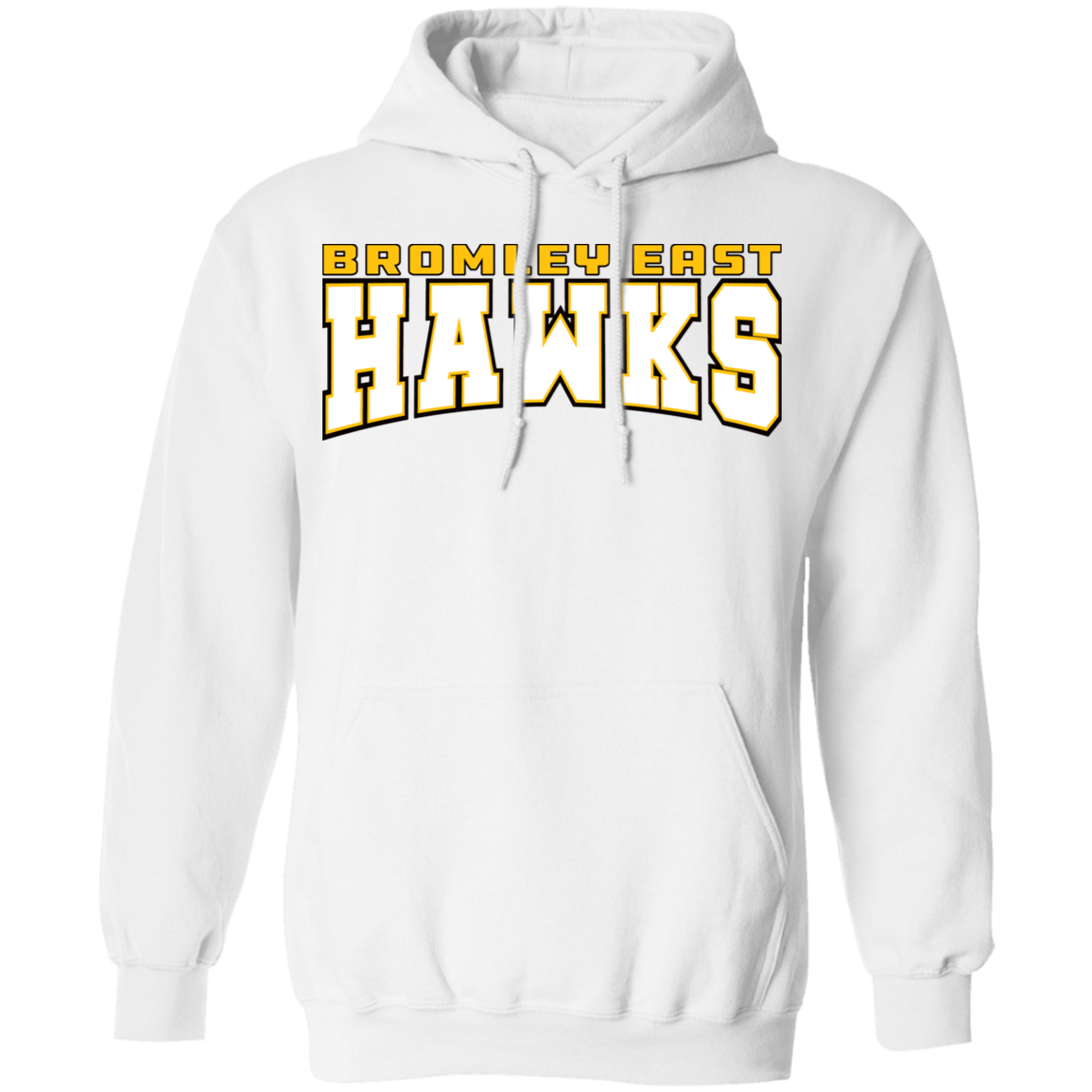 Hawk Originals (Bromley East Hawks - white) Pullover Hoodie