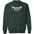 Hawk Originals (White Main Logo w/Hawks) Crewneck Pullover Sweatshirt