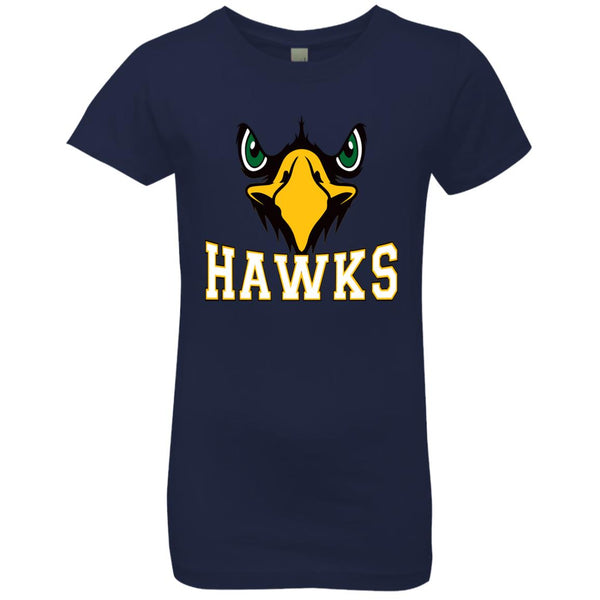 Hawk Originals (Front Facing Hawk) Girls' Princess T-Shirt