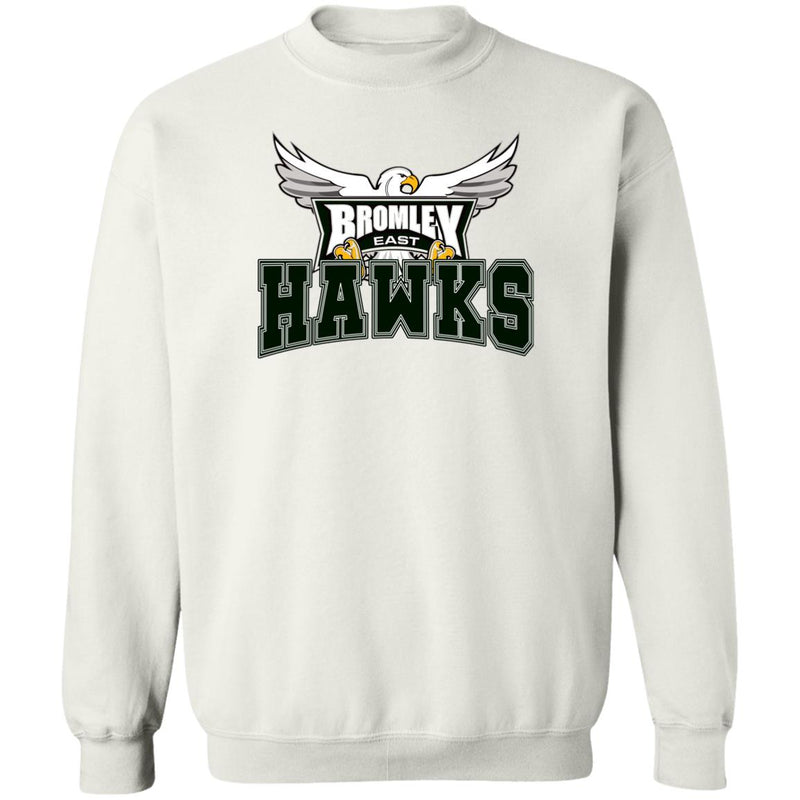 Hawk Originals (White Main Logo w/Hawks) Crewneck Pullover Sweatshirt