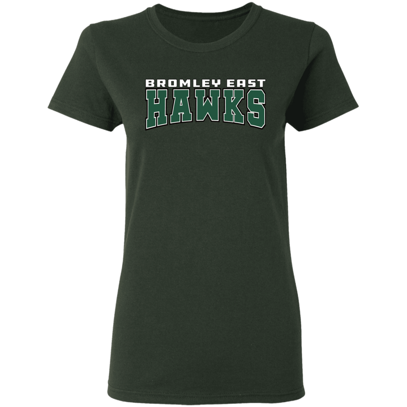 HAWK ORIGINALS (BROMLEY EAST HAWKS) Ladies' 5.3 oz. T-Shirt