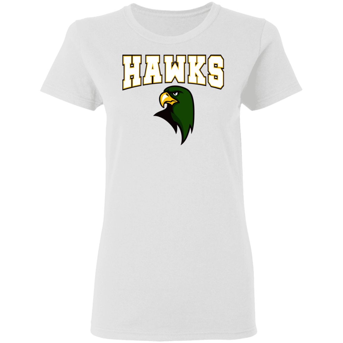 Hawk Originals (HAWKS w/Hawk)  Ladies' 5.3 oz. T-Shirt