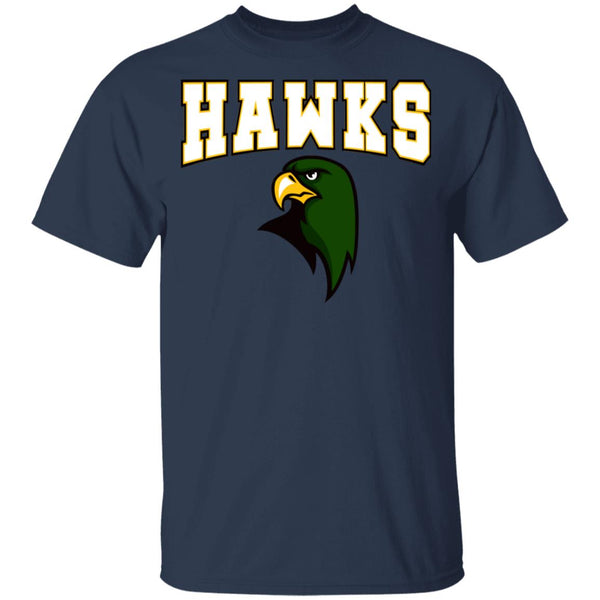 Hawk Originals (Bromley East Hawks w/Hawk) Youth 5.3 oz 100% Cotton T-Shirt