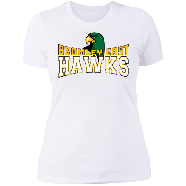 Hawk Originals (BROMLEY EAST HAWKS w/Hawk) Ladies' Boyfriend T-Shirt